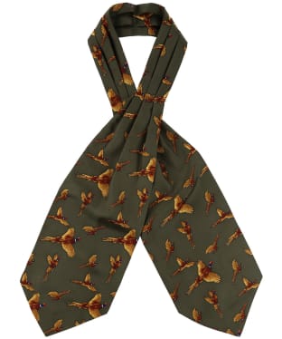 Men's Soprano Country Pheasant Cravat - Green
