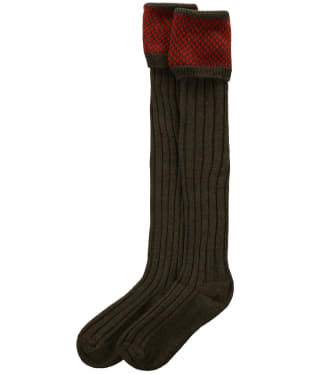 Men's Pennine Penrith Wool Rich Shooting Socks - Regal