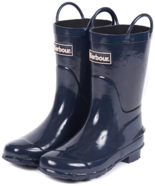 girls barbour wellies