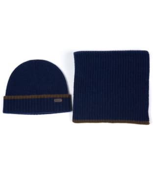 barbour hat scarf set