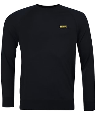 Men's Barbour International Absorb Merino Crew Sweater - Black