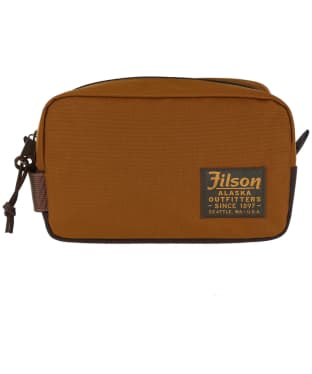 Filson Lightweight Reinforced Travel Pack Wash Bag - Whiskey