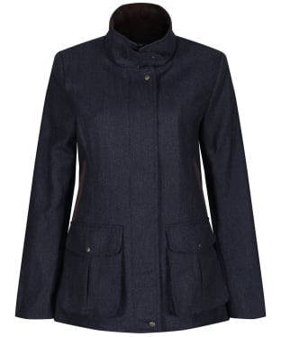 Women's Schoffel Lilymere Tweed Jacket - Navy Herringbone