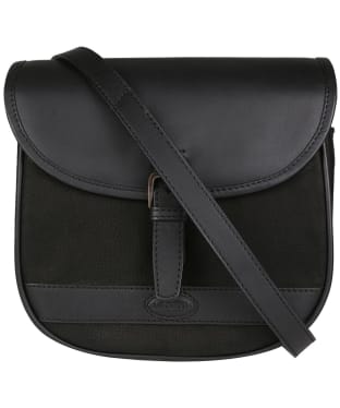 Women's Dubarry Clara Large Leather Saddle Bag - Black