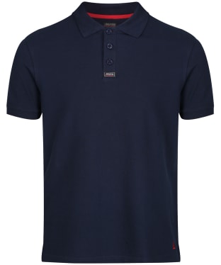 Men's Musto Cotton Pique Short Sleeve Polo Shirt - True Navy