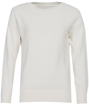 Women's Barbour Sailboat Knit Sweater - Off White