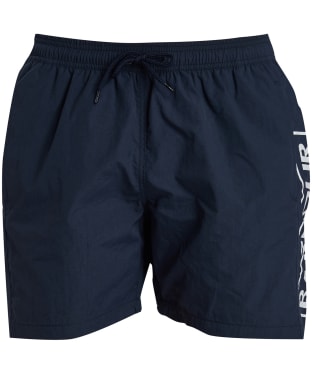Men's Barbour International Large Logo Swim Shorts - International Navy