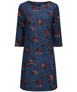 Women's Seasalt High Key Dress - Newlyn Flowers Monty Blue