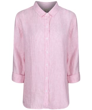 Women's Barbour Marine Shirt - Pink / White