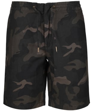 Men's Barbour Bay Camo Shorts - Olive Camaflage
