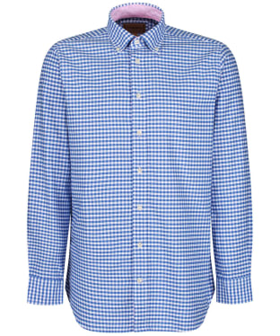 Men's Schöffel Soft Oxford Shirt - Pale Blue Gingham