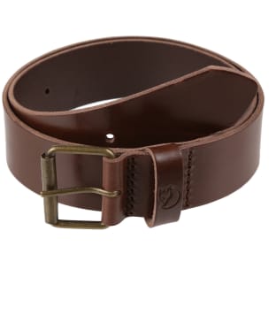 Fjallraven Singi Belt 4cm - Leather Brown