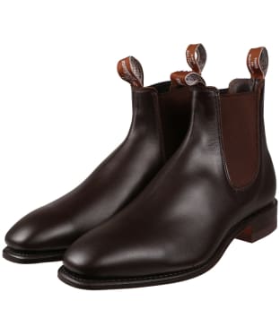 Men's R.M. Williams Classic Craftsman Boots - Yearling Leather, Classic Leather Sole - H (Wide) Fit - Chestnut