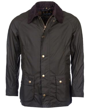 Men's Barbour Ashby Waxed Jacket - Olive