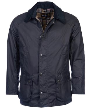 Men's Barbour Ashby Waxed Jacket - Navy