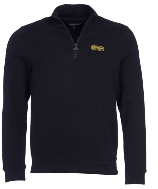 Men’s Barbour International Essential Half Zip Sweater - Black