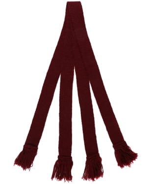 Pennine Plain Wool Rich Sock Garter - Burgundy