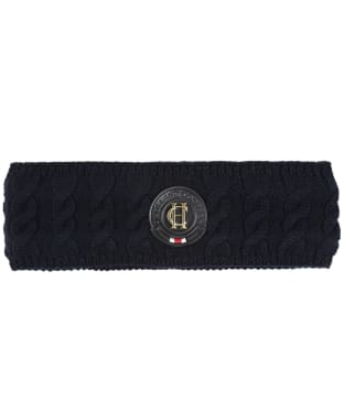 Women’s Holland Cooper Luxe Cable Knit Headband - Ink Navy