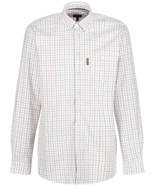 Men’s Härkila Retrieve Classic Fit Cotton Shirt - Burgundy Check
