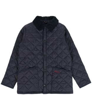 Boy's Barbour Liddesdale Quilted Jacket, 2-9yrs - New Navy