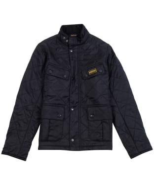 Boy's Barbour International Ariel Polorquilt Jacket, 6-9yrs - Black