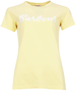 Women's Barbour Rebecca T-Shirt - Yellow Haze