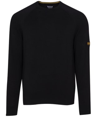 Men’s Barbour International Cotton Crew Neck Sweater - Black
