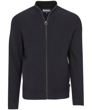 Men’s Barbour Abhainn Zip Thru Sweater - Navy