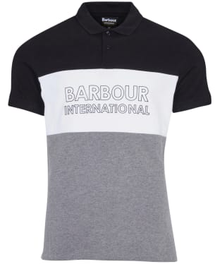 Men's Barbour International Bold Polo Shirt - Black
