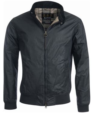 Men's Barbour Lightweight Royston Waxed Jacket - Royal Navy