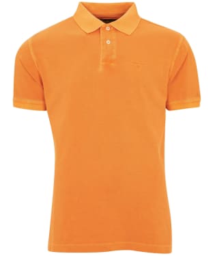 Men's Barbour Washed Sports Polo Shirt - Acid Orange