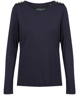 Women’s Holland Cooper Long Sleeve Crew Neck T-Shirt - Ink Navy