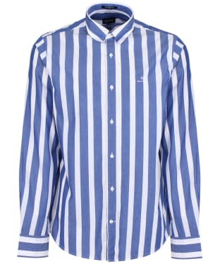 Men’s GANT Slim Fit Heritage Stripe Shirt - College Blue