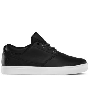 Men's Etnies Jameson MT Leather Skate Shoes - Black / White / Black