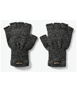 Filson Fingerless Knit Gloves - Charcoal