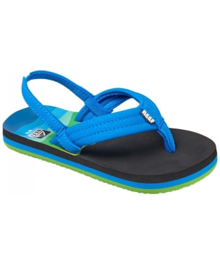 Boy's Reef Ahi Flip Flops - Littles - Aqua Blue