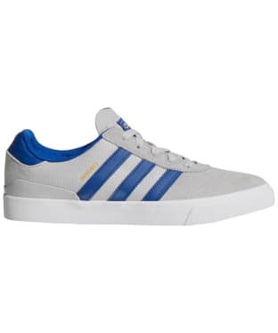 Men's Adidas Busenitz Vulc Lace-Up Skate Shoes - Grey / Royal / White