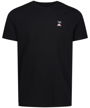 Men’s Tentree Palm Sunset Embroidery T-Shirt - Meteorite Black