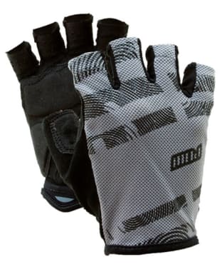 POW Short Fingers Hypervent Mesh Ventilated Bike Gloves - White