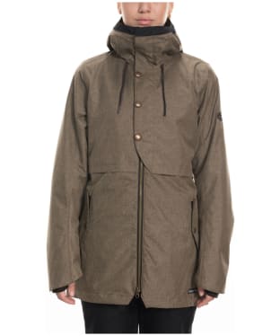 Women’s 686 Cascade Waterproof Shell Snowboard Jacket - Khaki Melange
