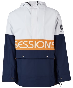 Men’s Sessions Chaos Waterproof Pullover Jacket - White