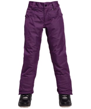 Girl's 686 Elsa Insulated Snowboard Pants - Mulberry Melang