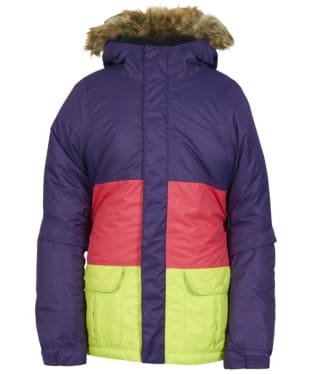 Girl’s 686 Polly Waterproof and Beathable Insulated Snowboard Ski Jacket - Violet