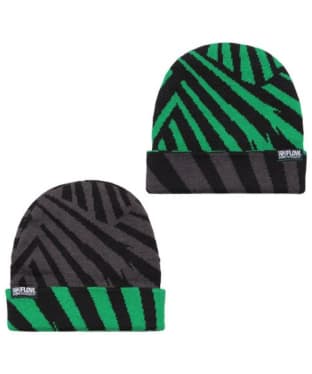 Flow Chunker Beanie Hat - Black