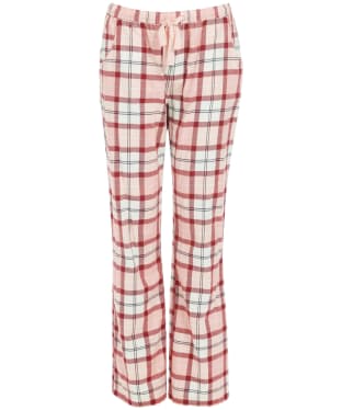 Women’s Barbour Nancy PJ Trousers - Red / Pink Tartan