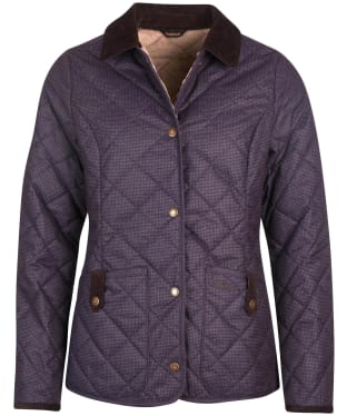 Women’s Barbour Snowhill Quilted Jacket - Elderberry