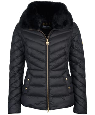 Women’s Barbour International Simoncelli Quilted Jacket - Black