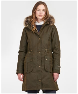 Women’s Barbour Hartwith Wax Jacket - Olive