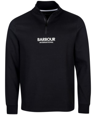 Men’s Barbour International Transmission Half Zip - Black