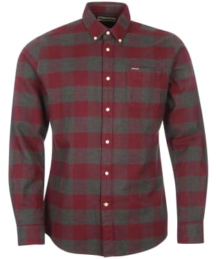 Men’s Barbour Malton Tailored Shirt - Winter Red Check